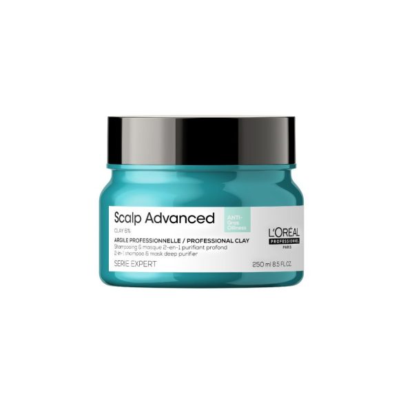 L'Oreal Scalp Advanced 2 az 1-ben agyagpakolás